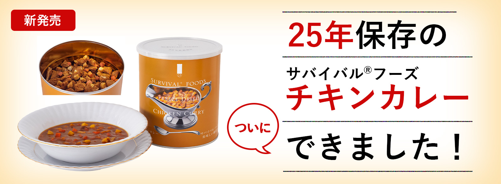 カレー - サバイバルフーズ（25年保存備蓄食/非常食）｜防災の